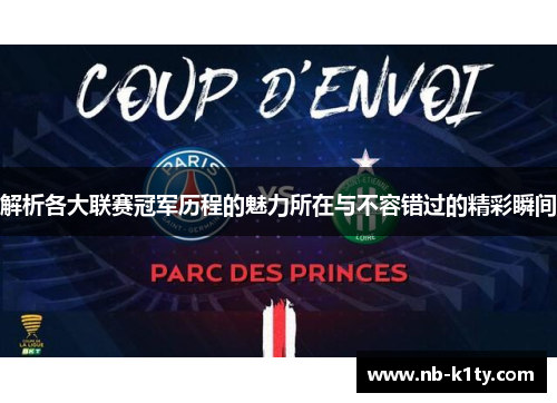 解析各大联赛冠军历程的魅力所在与不容错过的精彩瞬间