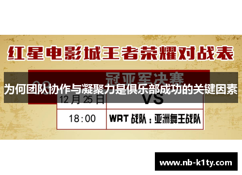 为何团队协作与凝聚力是俱乐部成功的关键因素